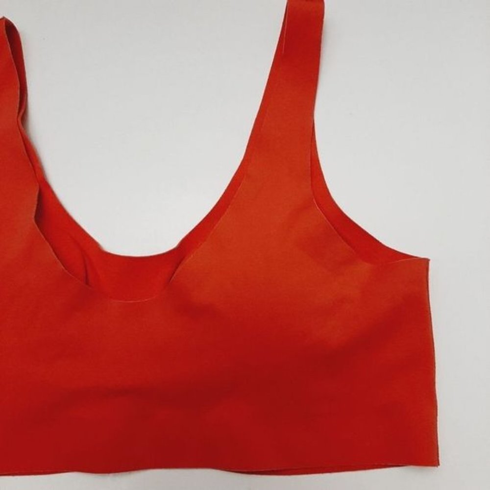 KNIX Sports Bra Seamless Pullover Padded Cups Pink Sz S - Picture 10 of 15